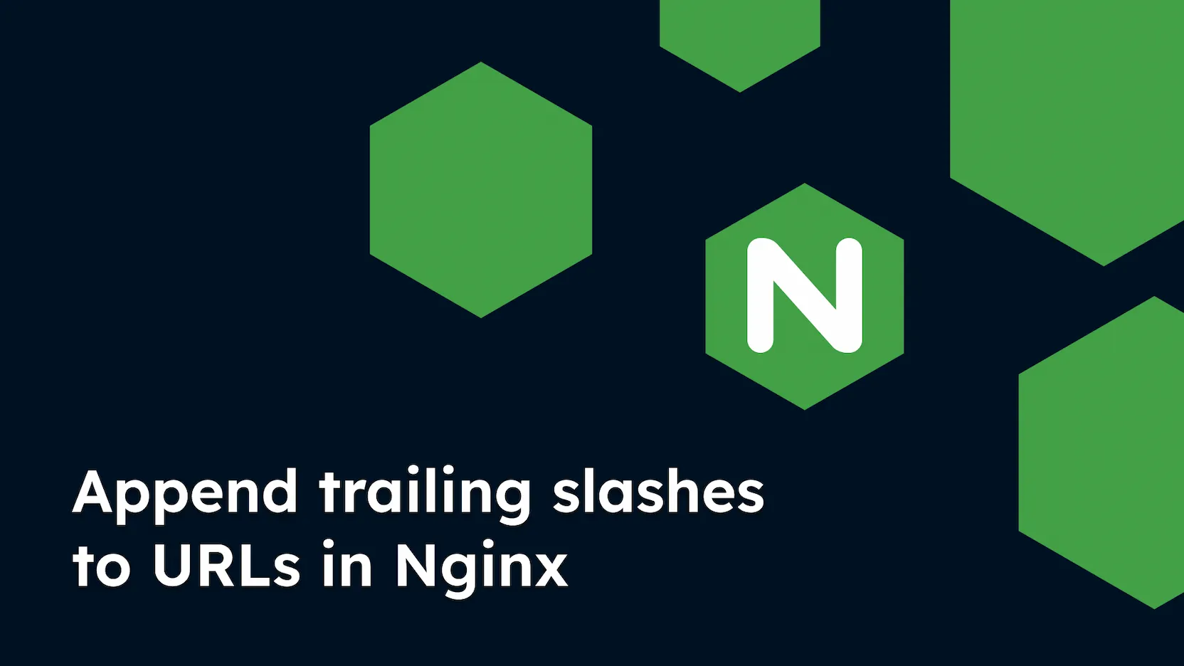 Append trailing slashes to URLs in Nginx